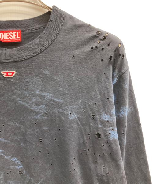 DIESEL（ディーゼル）DIESEL (ディーゼル) T-CRANE-LS-N2 ネイビー サイズ:Mの古着・服飾アイテム