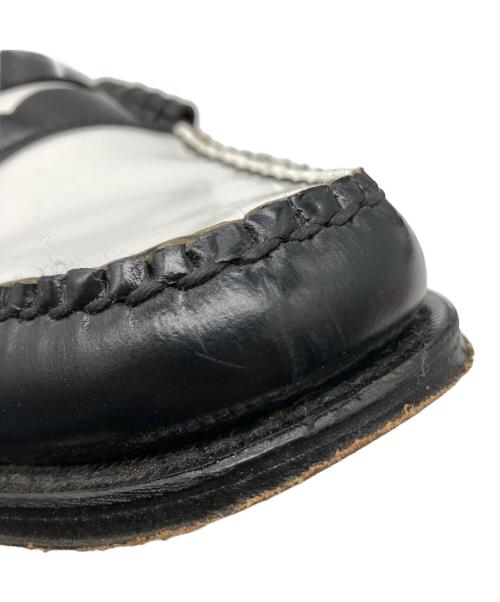 G.H.BASS（ジーエイチバス）G.H.BASS (ジーエイチバス) Larson コンビローファー ホワイト×ブラック サイズ:41の古着・服飾アイテム