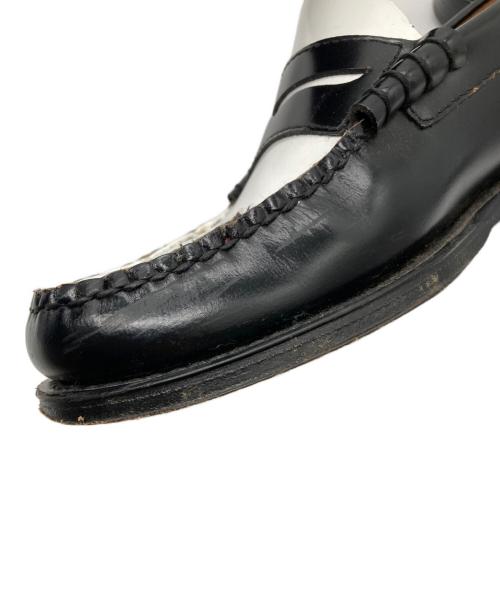 G.H.BASS（ジーエイチバス）G.H.BASS (ジーエイチバス) Larson コンビローファー ホワイト×ブラック サイズ:41の古着・服飾アイテム