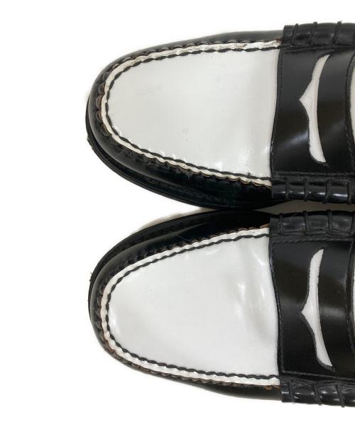 G.H.BASS（ジーエイチバス）G.H.BASS (ジーエイチバス) Larson コンビローファー ホワイト×ブラック サイズ:26の古着・服飾アイテム