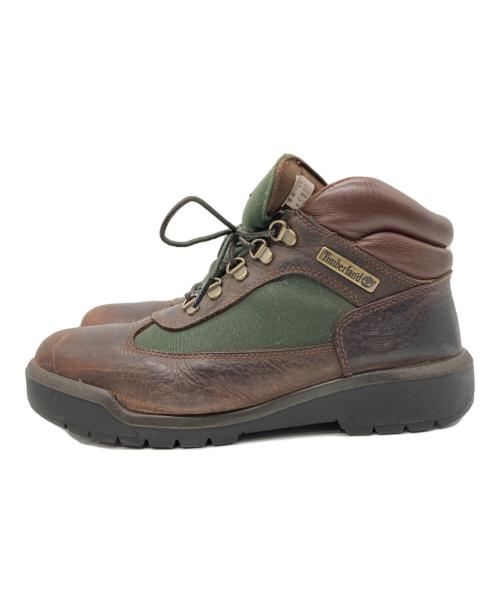 Timberland（ティンバーランド）Timberland (ティンバーランド) BEAMS (ビームス) 別注FIELD BOOTS ブラウン サイズ:27cmの古着・服飾アイテム