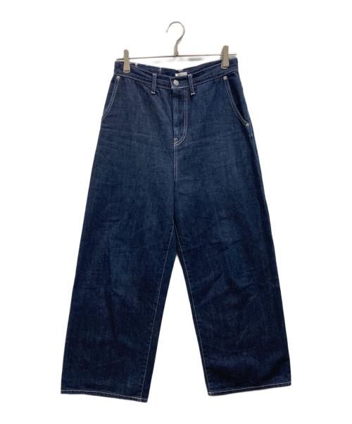 H& by POOL（ハンド バイ プール）H& by POOL (ハンド バイ プール) ワイドデニムパンツ インディゴ サイズ:34の古着・服飾アイテム