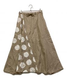 SOU・SOU（ソウソウ）の古着「麻富士 スカート」｜ベージュ