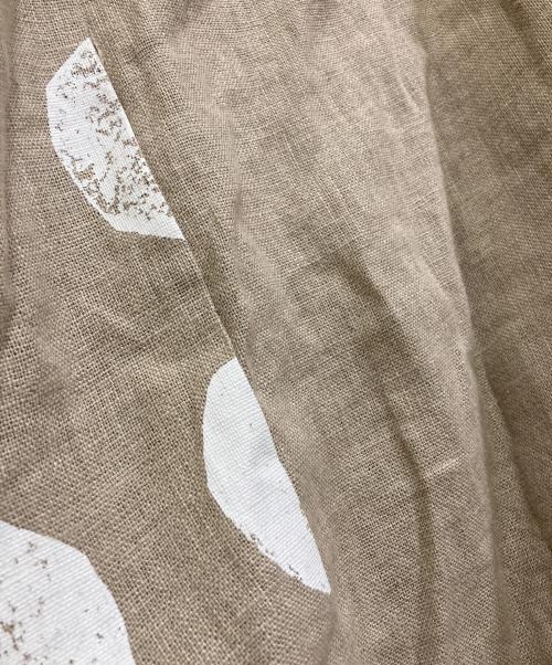 SOU・SOU（ソウソウ）SOU・SOU (ソウソウ) 麻富士 スカート ベージュ サイズ:Sの古着・服飾アイテム