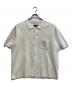 stussy（ステューシー）の古着「Perforated Swirl Knit Shirt」｜アイボリー