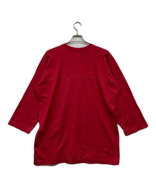 Ron Herman（ロンハーマン）Ron Herman (ロンハーマン) フットボール ロングスリーブカットソー レッド サイズ:Mの古着・服飾アイテム