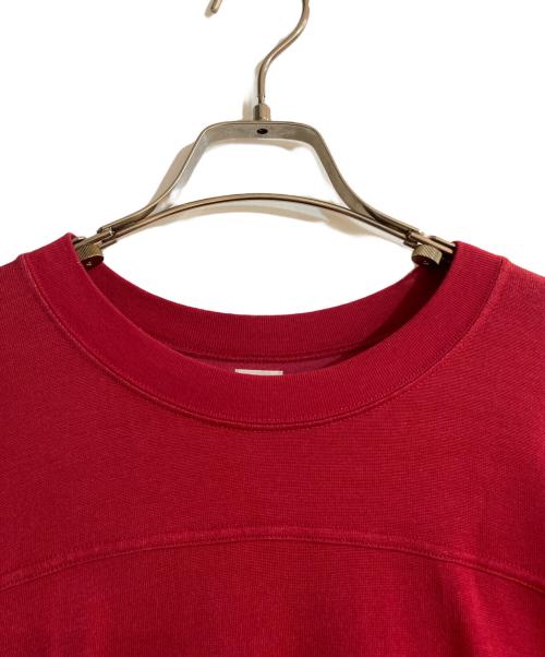 Ron Herman（ロンハーマン）Ron Herman (ロンハーマン) フットボール ロングスリーブカットソー レッド サイズ:Mの古着・服飾アイテム