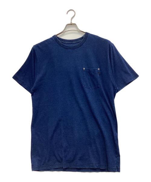 stussy（ステューシー）stussy (ステューシー) ポケットTシャツ インディゴ サイズ:Lの古着・服飾アイテム