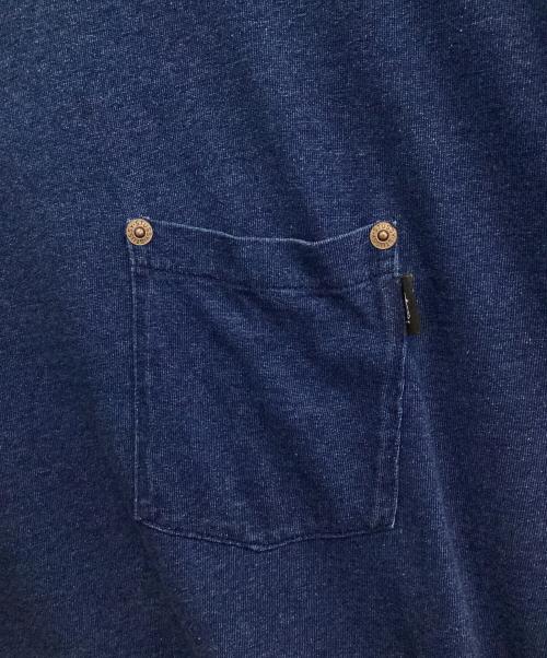 stussy（ステューシー）stussy (ステューシー) ポケットTシャツ インディゴ サイズ:Lの古着・服飾アイテム