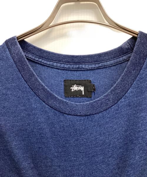 stussy（ステューシー）stussy (ステューシー) ポケットTシャツ インディゴ サイズ:Lの古着・服飾アイテム