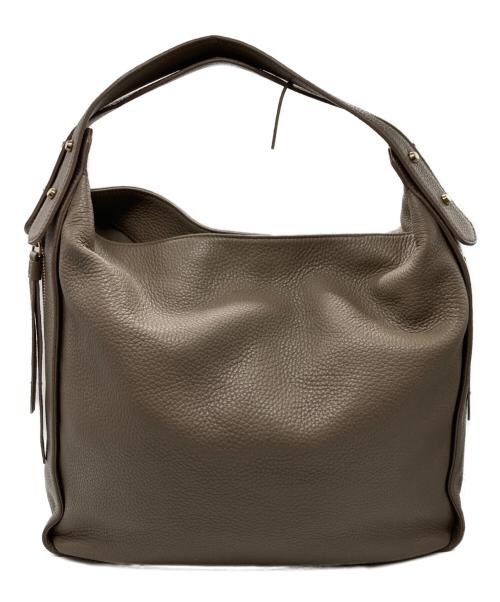 FURLA（フルラ）FURLA (フルラ) サイドジップハンドバッグ ベージュの古着・服飾アイテム