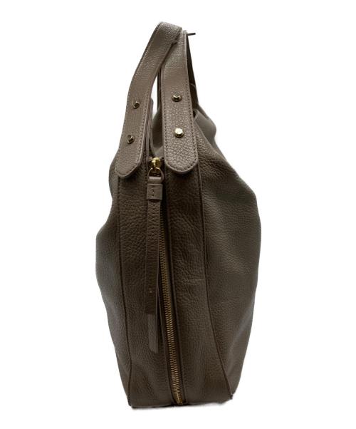 FURLA（フルラ）FURLA (フルラ) サイドジップハンドバッグ ベージュの古着・服飾アイテム