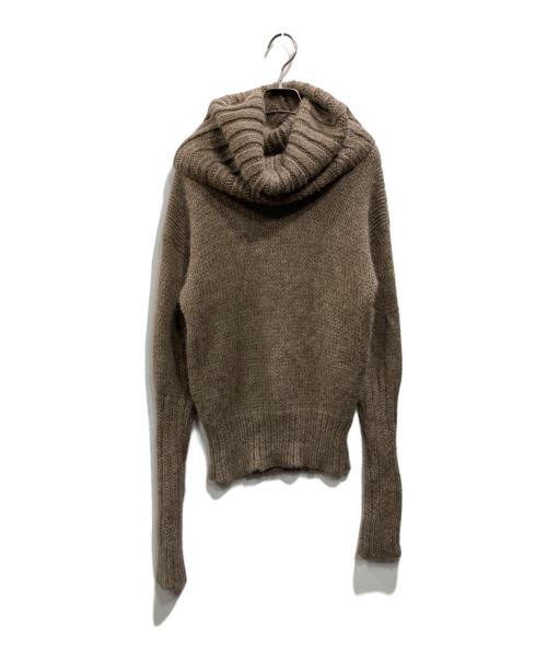HERMES（エルメス）HERMES (エルメス) アルパカタートルネックニット ベージュ サイズ:LAの古着・服飾アイテム