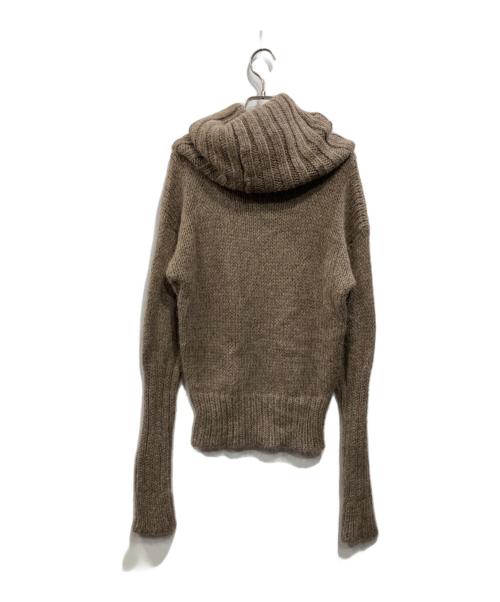HERMES（エルメス）HERMES (エルメス) アルパカタートルネックニット ベージュ サイズ:LAの古着・服飾アイテム