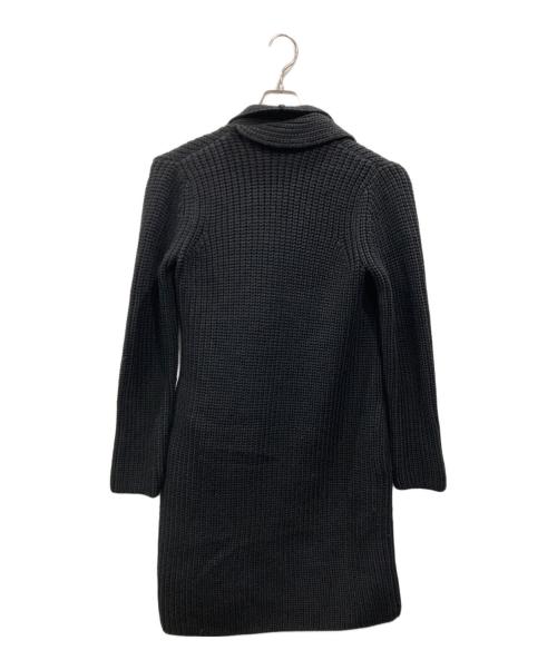 Salvatore Ferragamo（サルヴァトーレ フェラガモ）Salvatore Ferragamo (サルヴァトーレ フェラガモ) フロントベルテッドニットコート ブラック サイズ:SIZE XSの古着・服飾アイテム