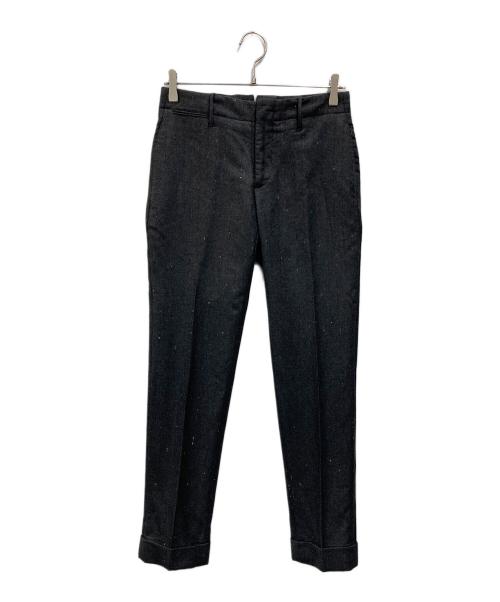 INCOTEX（インコテックス）INCOTEX (インコテックス) ネップテーパードスラックス グレー サイズ:44の古着・服飾アイテム