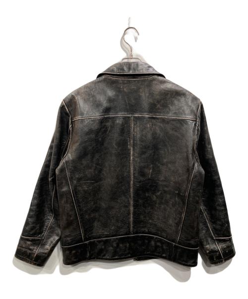 GAP（ギャップ）GAP (ギャップ) レザージャケット ブラック サイズ:Mの古着・服飾アイテム