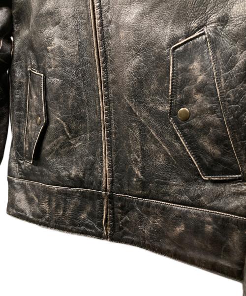 GAP（ギャップ）GAP (ギャップ) レザージャケット ブラック サイズ:Mの古着・服飾アイテム