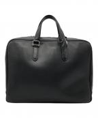 PORTERポーター）の古着「ソートレザービジネスバッグ」｜ブラック