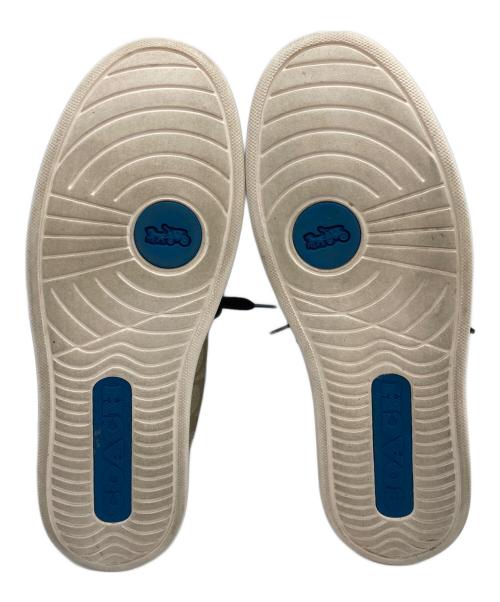 COACH（コーチ）COACH (コーチ) クリップ ハイ トップ スニーカー・シグネチャー キャンバス ベージュ サイズ:US8Dの古着・服飾アイテム