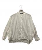 mizuiro-indミズイロインド）の古着「ワイドシフォンブラウス」｜ホワイト