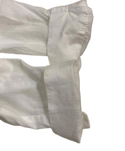 mizuiro-ind（ミズイロインド）mizuiro-ind (ミズイロインド) ワイドシフォンブラウス ホワイト サイズ:記載なしの古着・服飾アイテム