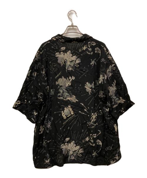 Porter Classic（ポータークラシック）Porter Classic (ポータークラシック) 落ちこぼれスパイ ALOHA SHIRT ブラック サイズ:XLの古着・服飾アイテム