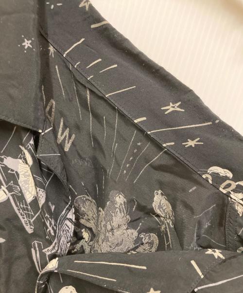Porter Classic（ポータークラシック）Porter Classic (ポータークラシック) 落ちこぼれスパイ ALOHA SHIRT ブラック サイズ:XLの古着・服飾アイテム