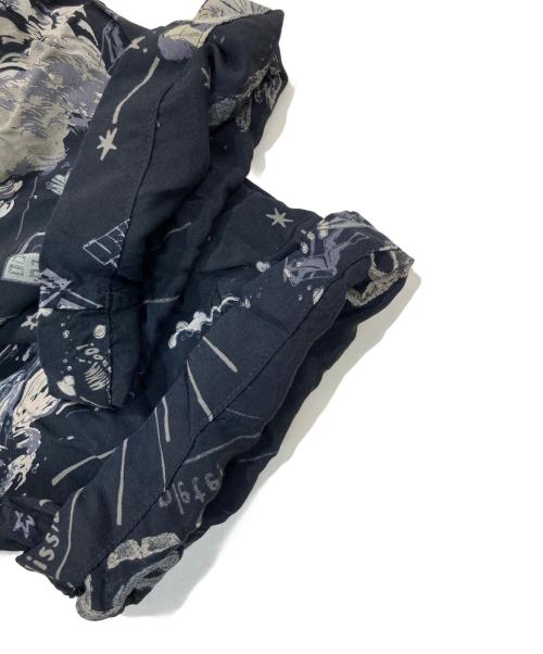 Porter Classic（ポータークラシック）Porter Classic (ポータークラシック) 落ちこぼれスパイ ALOHA SHIRT ブラック サイズ:XLの古着・服飾アイテム