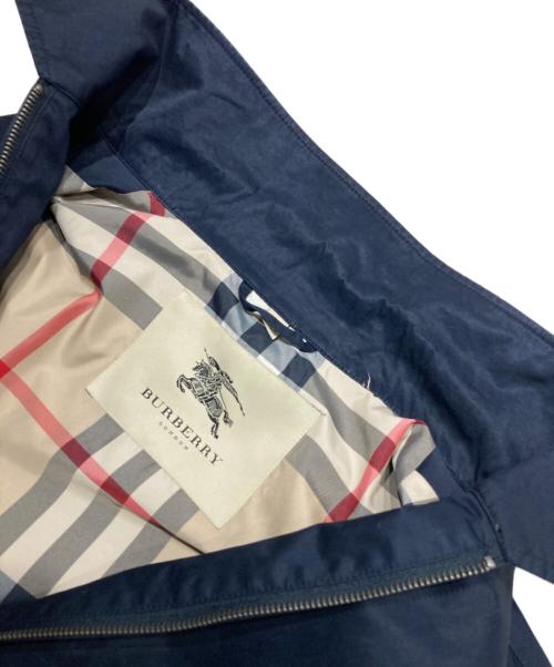 BURBERRY LONDON（バーバリーロンドン）BURBERRY LONDON (バーバリーロンドン) 裏地ノバチェックスイングトップ ネイビー サイズ:XLの古着・服飾アイテム