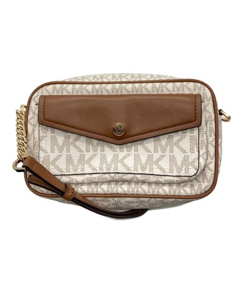 MICHAEL KORS（マイケル・コース）MICHAEL KORS (マイケル・コース) ジェットセットトラベル ショルダーバッグ ベージュの古着・服飾アイテム