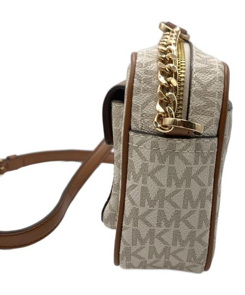 MICHAEL KORS（マイケル・コース）MICHAEL KORS (マイケル・コース) ジェットセットトラベル ショルダーバッグ ベージュの古着・服飾アイテム
