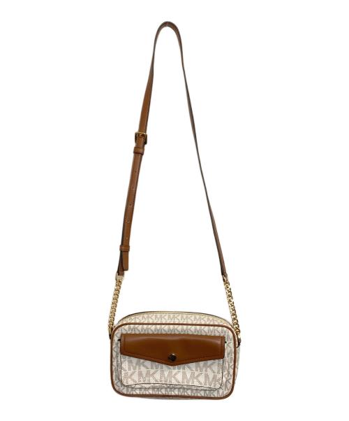 MICHAEL KORS（マイケル・コース）MICHAEL KORS (マイケル・コース) ジェットセットトラベル ショルダーバッグ ベージュの古着・服飾アイテム