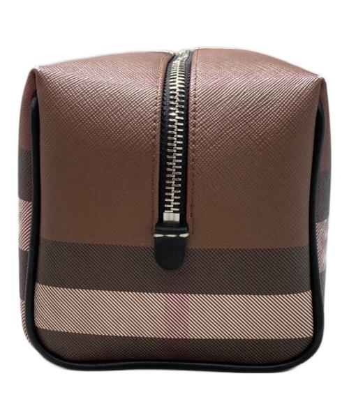 BURBERRY（バーバリー）BURBERRY (バーバリー) メガチェックセカンドバッグ ブラウンの古着・服飾アイテム
