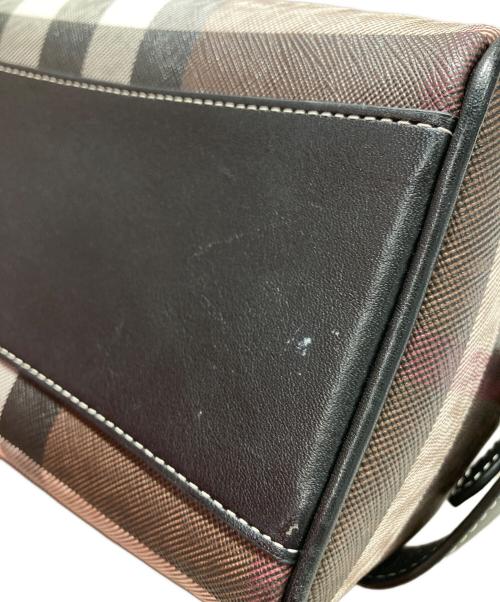 BURBERRY（バーバリー）BURBERRY (バーバリー) メガチェックセカンドバッグ ブラウンの古着・服飾アイテム