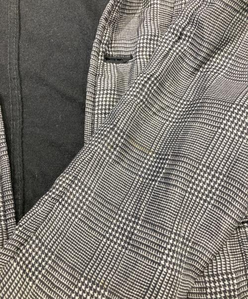 COMME des GARCONS COMME des GARCONS（コムデギャルソン コムデギャルソン）COMME des GARCONS COMME des GARCONS (コムデギャルソン コムデギャルソン) グレンチェックシルクナイロン縮絨ジャケット グレー サイズ:SIZE Sの古着・服飾アイテム