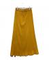 MACPHEE (マカフィー) ポリエステルコットン Aラインロングスカート イエロー サイズ:36：5000円