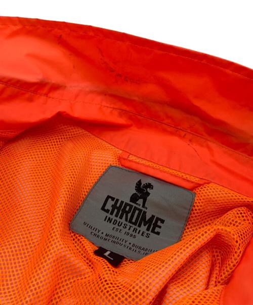 CHROME（クローム）CHROME (クローム) ロゴプリントコーチジャケット オレンジ サイズ:SIZELの古着・服飾アイテム