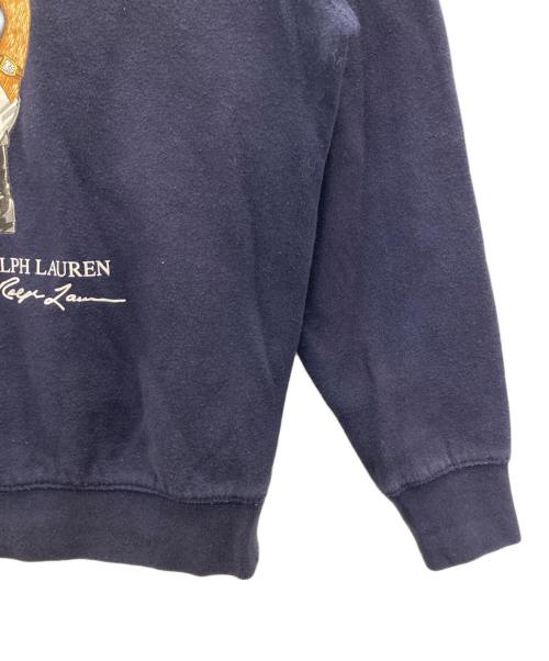 POLO RALPH LAUREN（ポロ・ラルフローレン）POLO RALPH LAUREN (ポロ・ラルフローレン) ポロベアプリントスウェット ネイビー サイズ:SIZE Mの古着・服飾アイテム