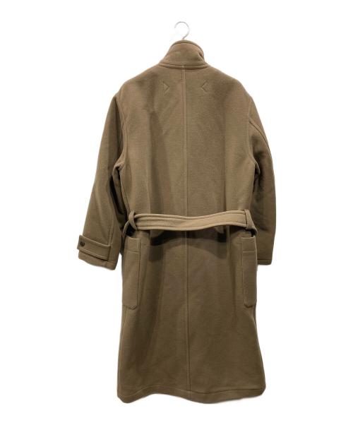 LEMAIRE（ルメール）LEMAIRE (ルメール) WRAP COATステンカラーロングコート ベージュ サイズ:Sの古着・服飾アイテム