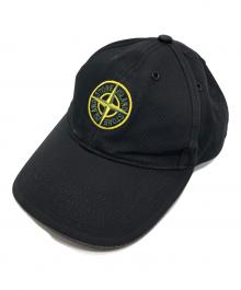 STONE ISLAND（ストーンアイランド）の古着「キャップ」｜ブラック