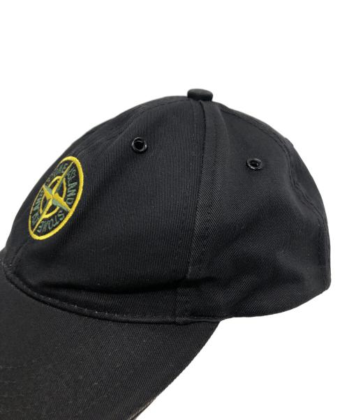 STONE ISLAND（ストーンアイランド）STONE ISLAND (ストーンアイランド) キャップ ブラック サイズ:2の古着・服飾アイテム