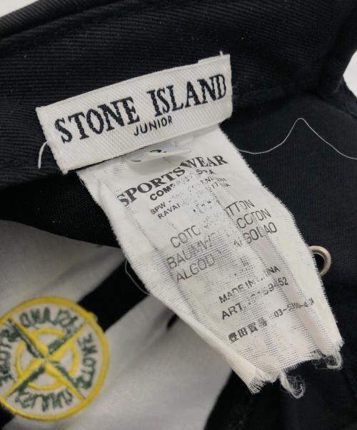 STONE ISLAND（ストーンアイランド）STONE ISLAND (ストーンアイランド) キャップ ブラック サイズ:2の古着・服飾アイテム