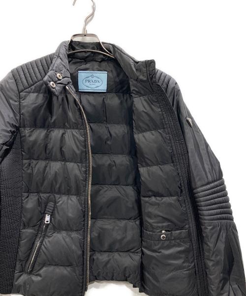 PRADA（プラダ）PRADA (プラダ) ダウンジャケット ブラック サイズ:40の古着・服飾アイテム