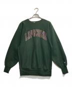 Champion REVERSE WEAVEチャンピオン リバース ウィーブ）の古着「カレッジロゴスウェット」｜グリーン