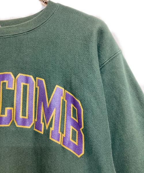 Champion REVERSE WEAVE（チャンピオン リバース ウィーブ）Champion REVERSE WEAVE (チャンピオン リバース ウィーブ) カレッジロゴスウェット グリーン サイズ:ＸＬの古着・服飾アイテム