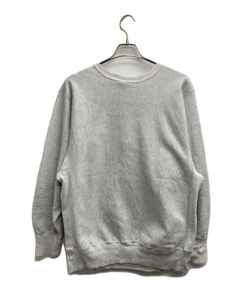Champion REVERSE WEAVE（チャンピオン リバース ウィーブ）Champion REVERSE WEAVE (チャンピオン リバース ウィーブ) ロゴ刺繍スウェット グレー サイズ:XLの古着・服飾アイテム