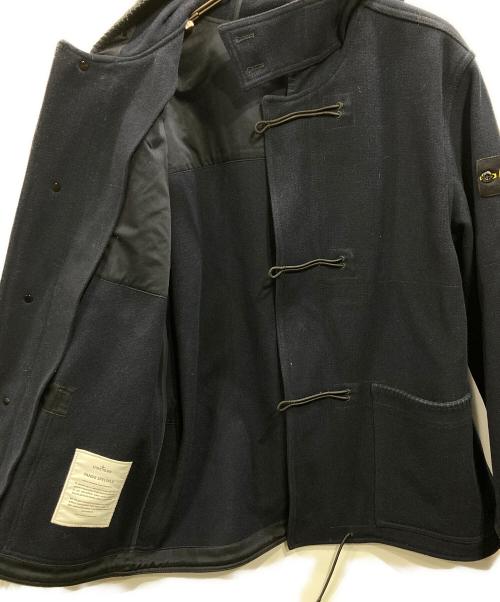 STONE ISLAND（ストーンアイランド）STONE ISLAND (ストーンアイランド) コットン コンパス パッチ ダッフルコート ネイビー サイズ:Lの古着・服飾アイテム