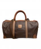 CELINEセリーヌ）の古着「マカダム柄ボストンバッグ」｜ベージュ