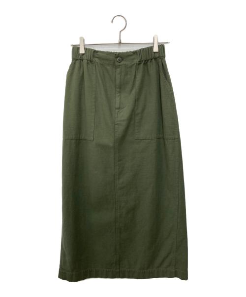 kha:ki（カーキ）kha:ki (カーキ) ファティーグスカート カーキ サイズ:2の古着・服飾アイテム